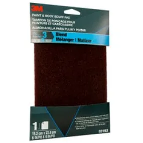 3M™ Paint and Body Scuff Pad, 03193, 6 in x 9 in, 20 per case