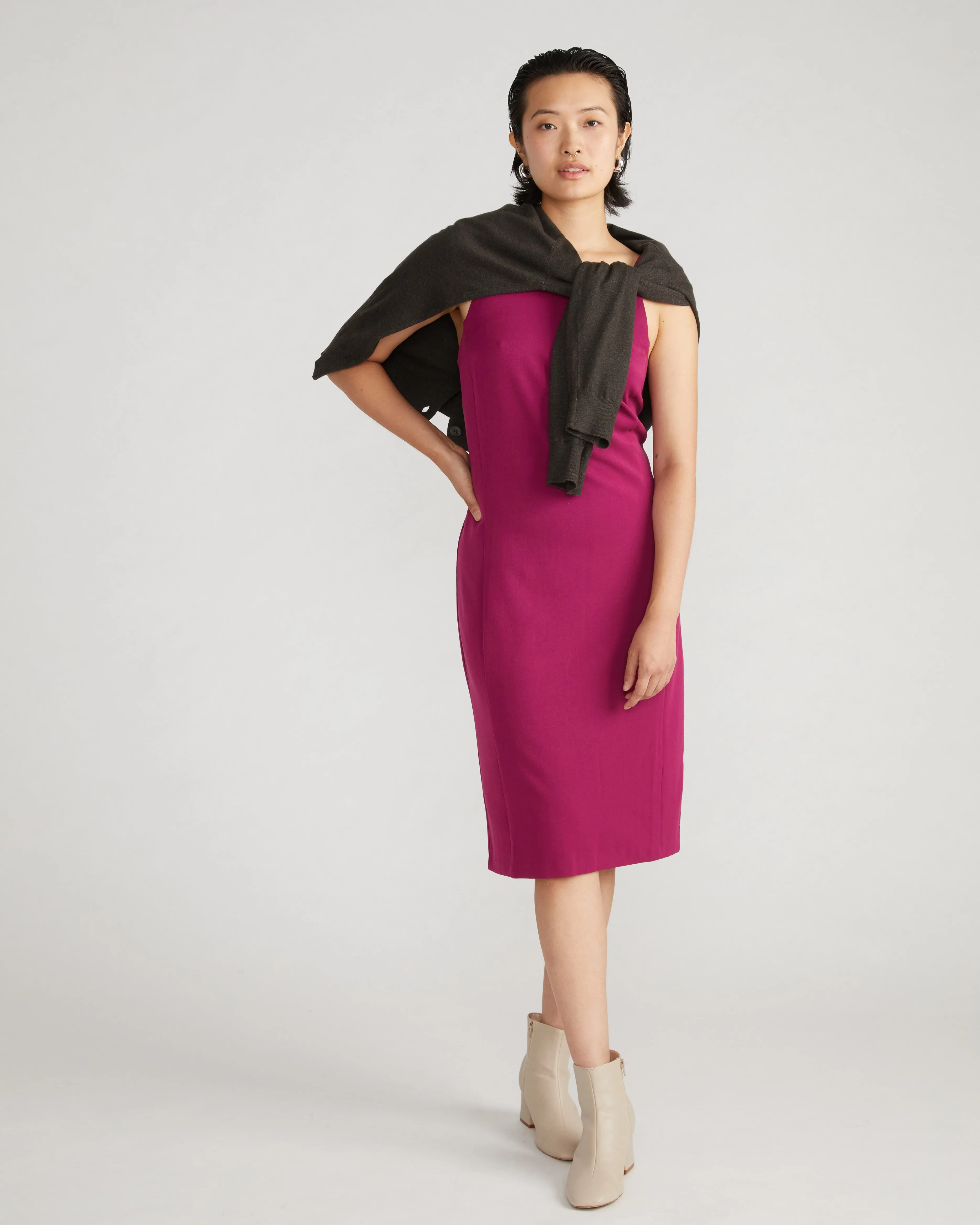 All Day Vendome Shift Dress - Goji Berry