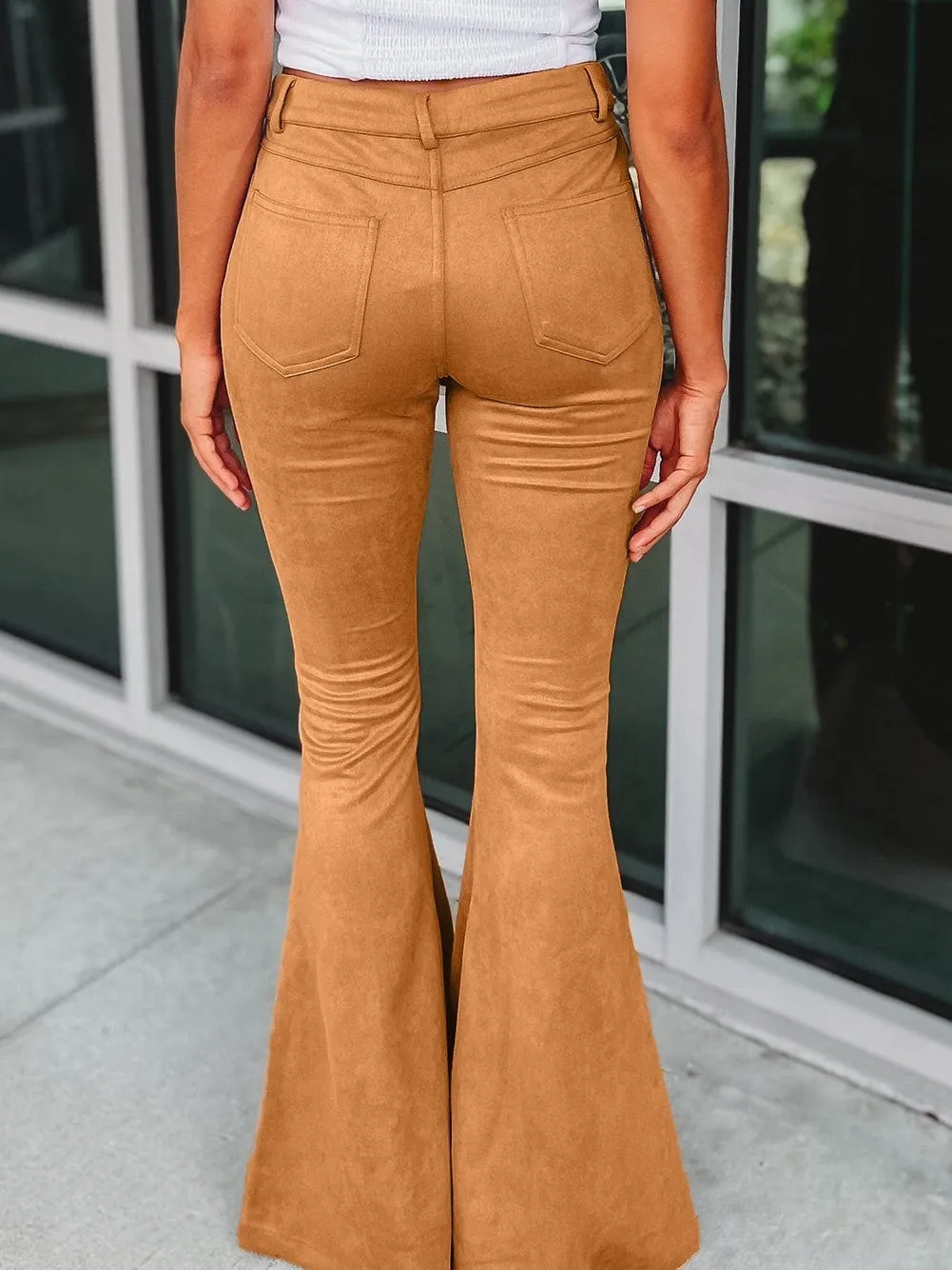 Autumnal Colored Suede Pants