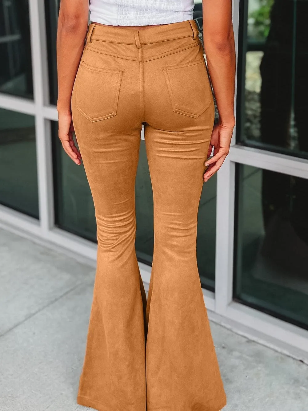 Autumnal Colored Suede Pants