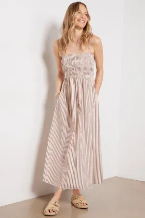 Bianca Dress -Tiramisu Stripe