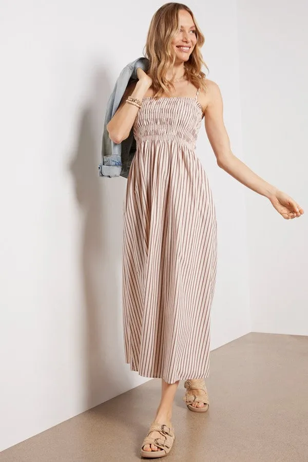 Bianca Dress -Tiramisu Stripe