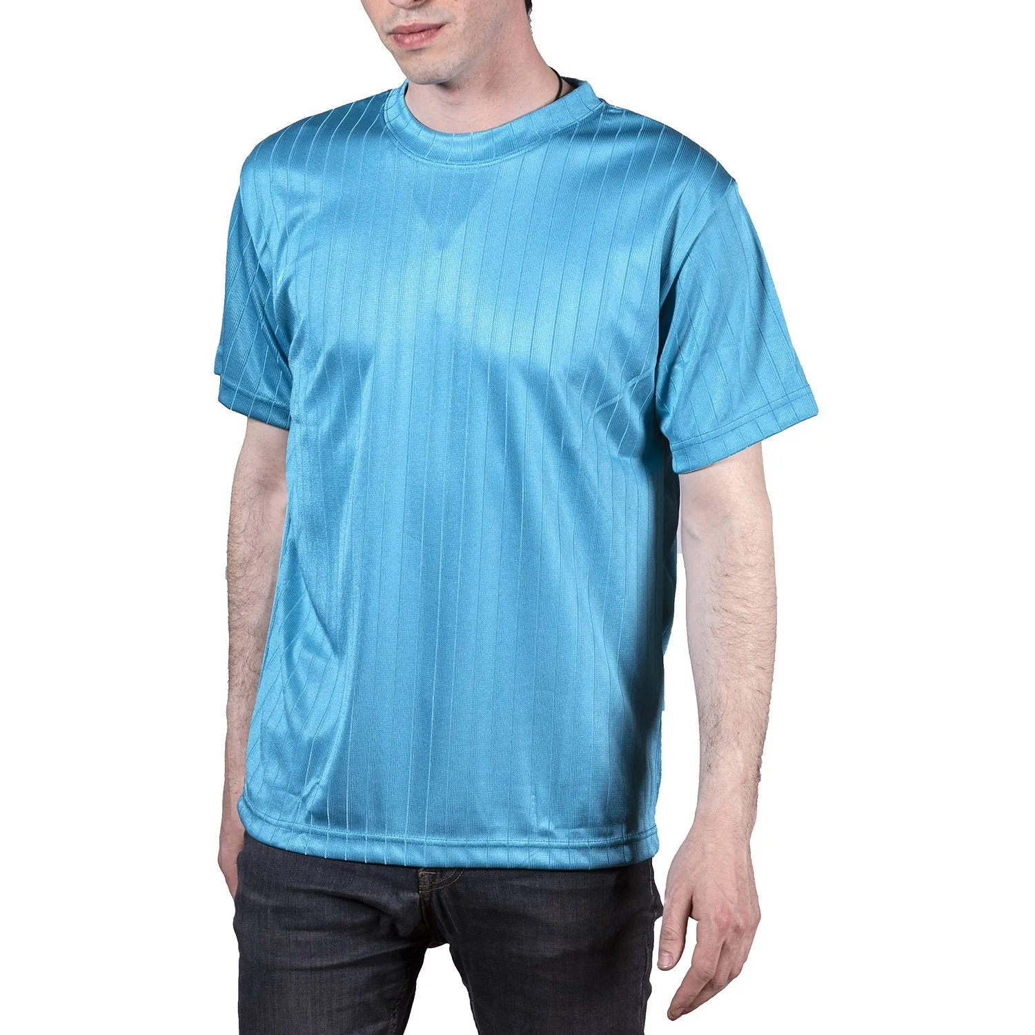 BLUE JAZZ Men's Modern Fit Short Sleeve Tonal Stripe T-Shirt - CLEARANCE - FINAL SALE