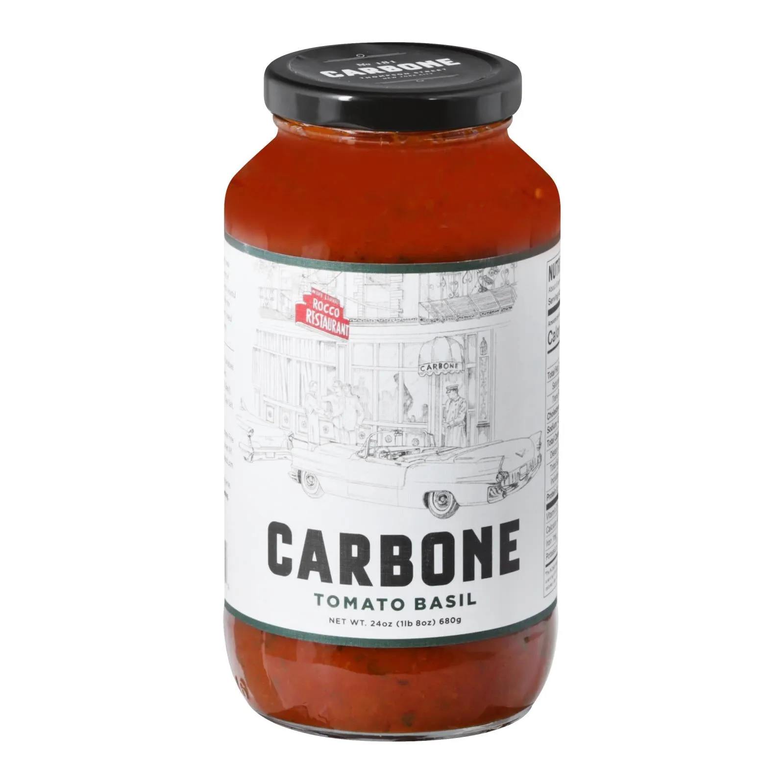 Carbone Tomato Basil Sauce - 24 oz. Pack of 6