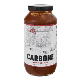 Carbone's Signature Arrabbiata Sauce: Zesty Heat in Every Bite (Pack of 6 - 24 oz)