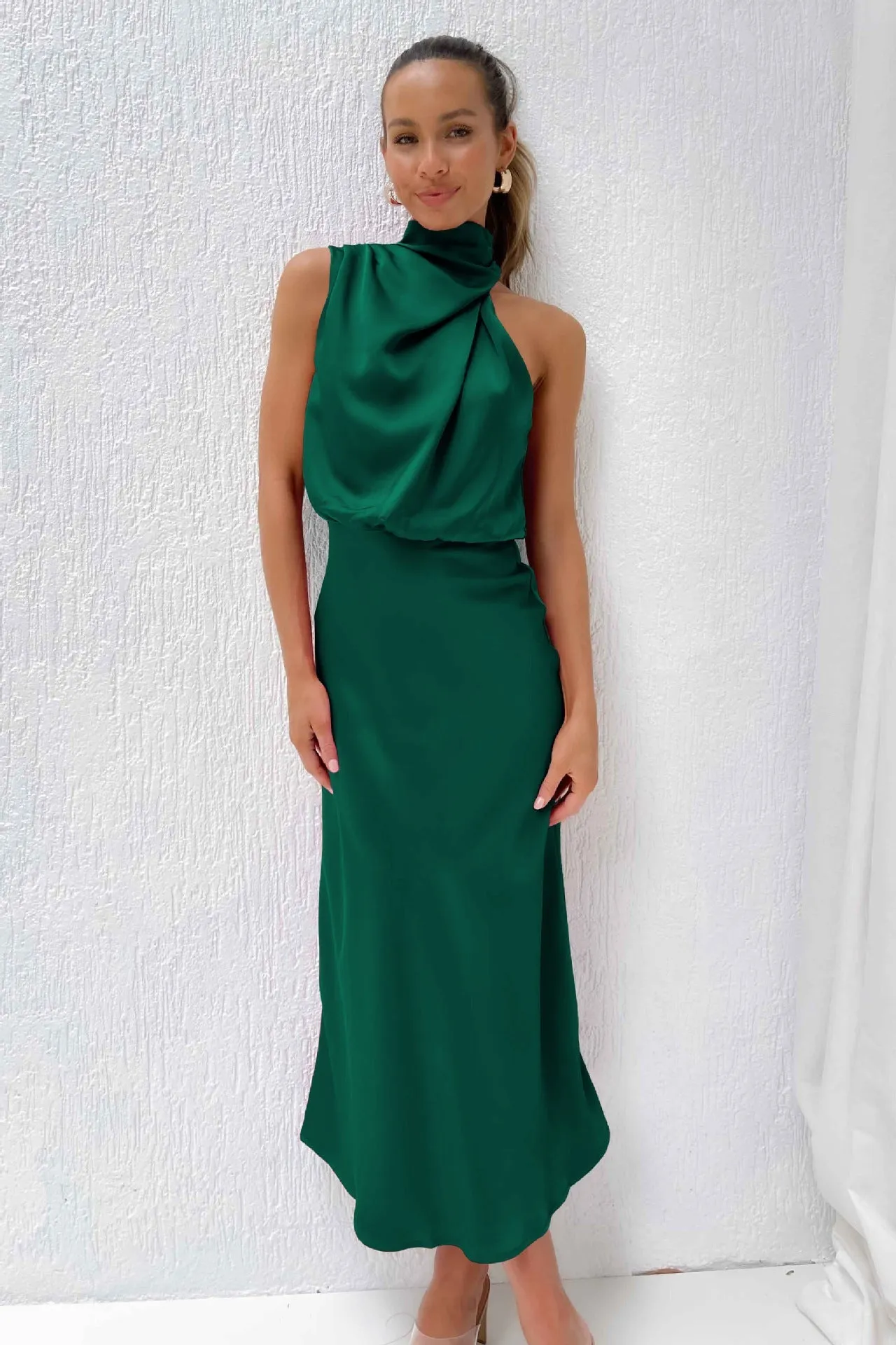 Chic Satin Maxi Dress | Ideal for Summer Elegance