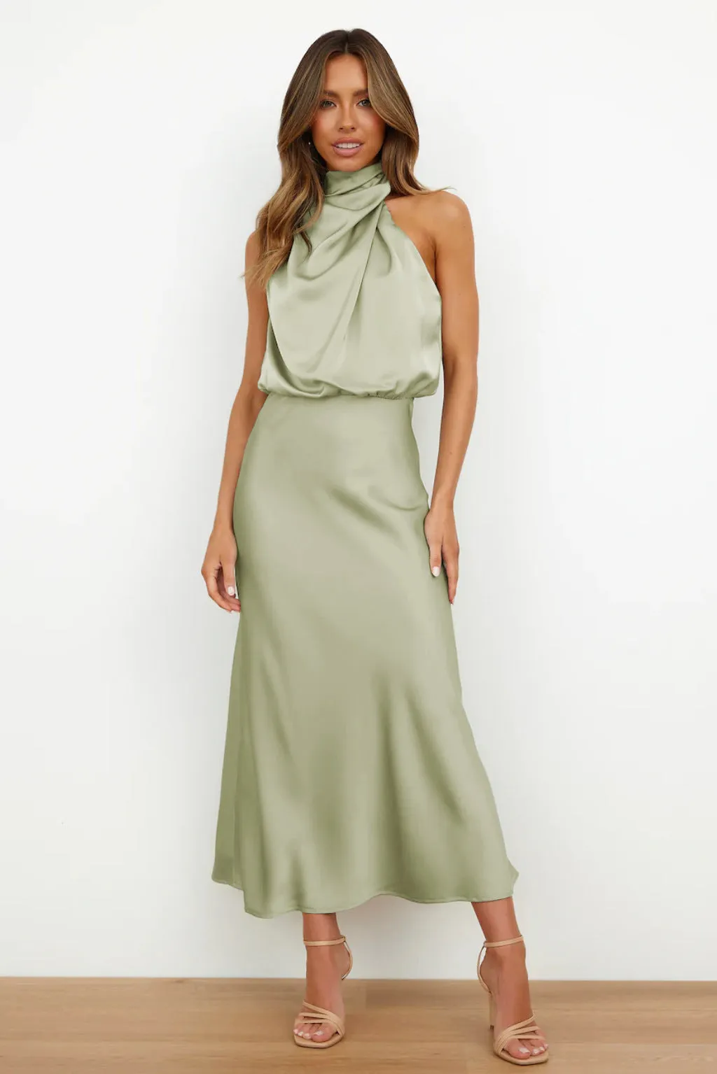 Chic Satin Maxi Dress | Ideal for Summer Elegance