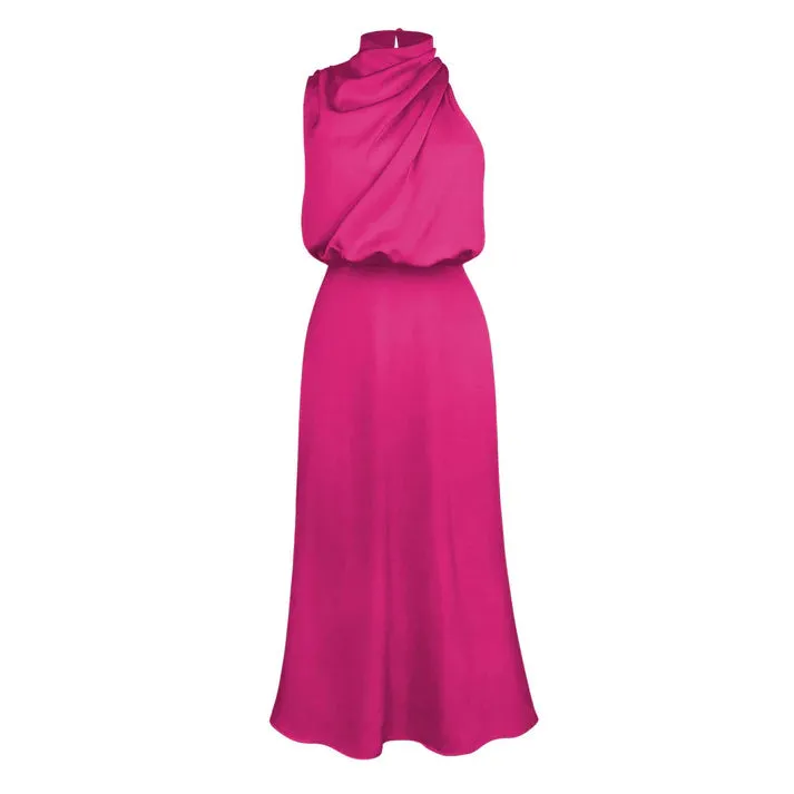 Chic Satin Maxi Dress | Ideal for Summer Elegance