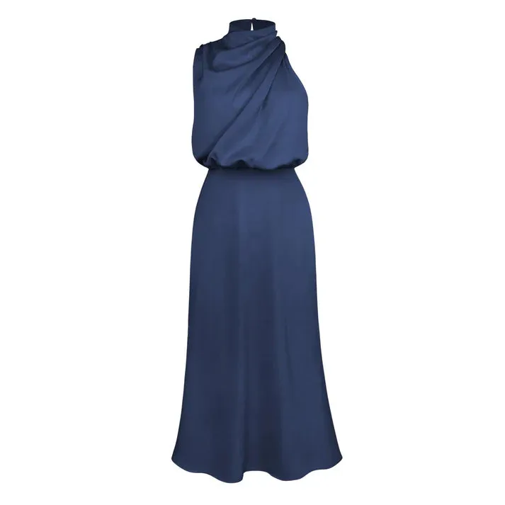 Chic Satin Maxi Dress | Ideal for Summer Elegance