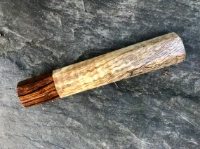 Custom Japanese Wa Handle - Curly mango and ironwood