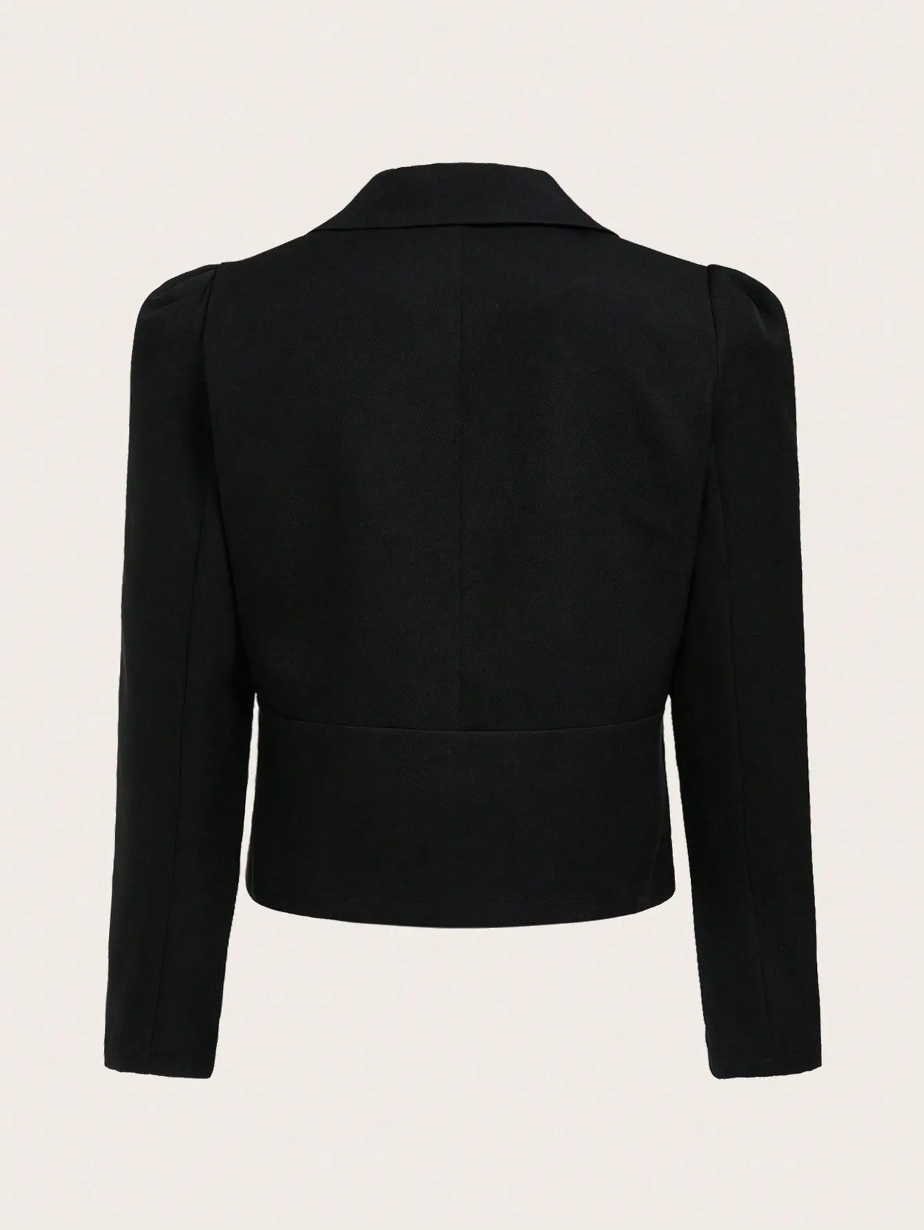 Frenchy Solid Double Button Blazer