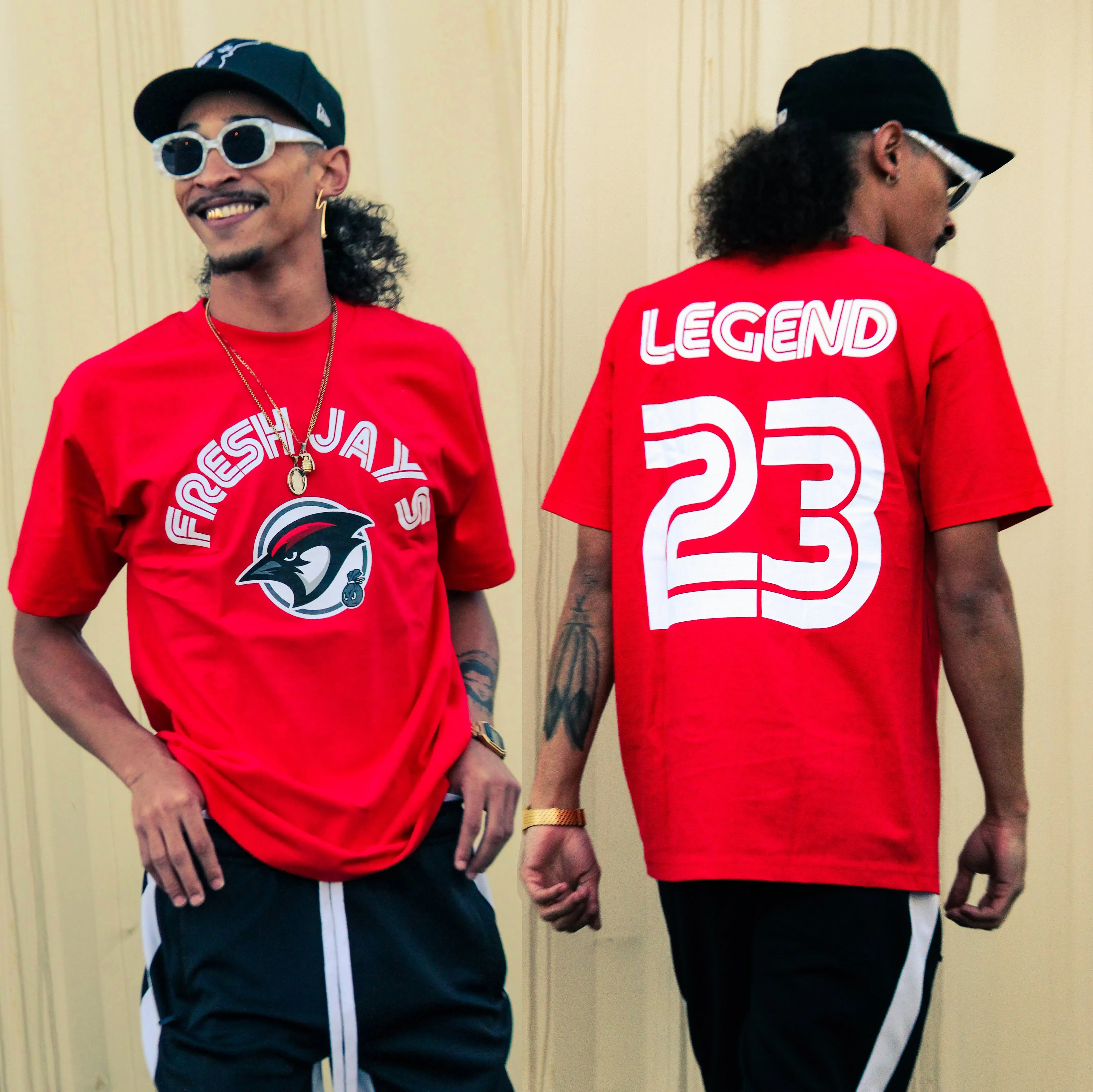 Fresh Jays - Red T-Shirt