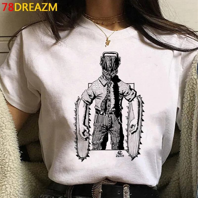 Graphic CropTop/Tshirts Set-2 Chainsaw Man (Variants Available)