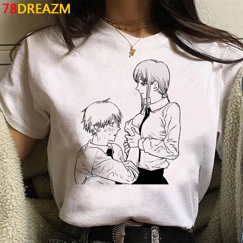 Graphic CropTop/Tshirts Set-2 Chainsaw Man (Variants Available)