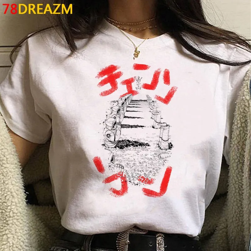 Graphic CropTop/Tshirts Set-2 Chainsaw Man (Variants Available)