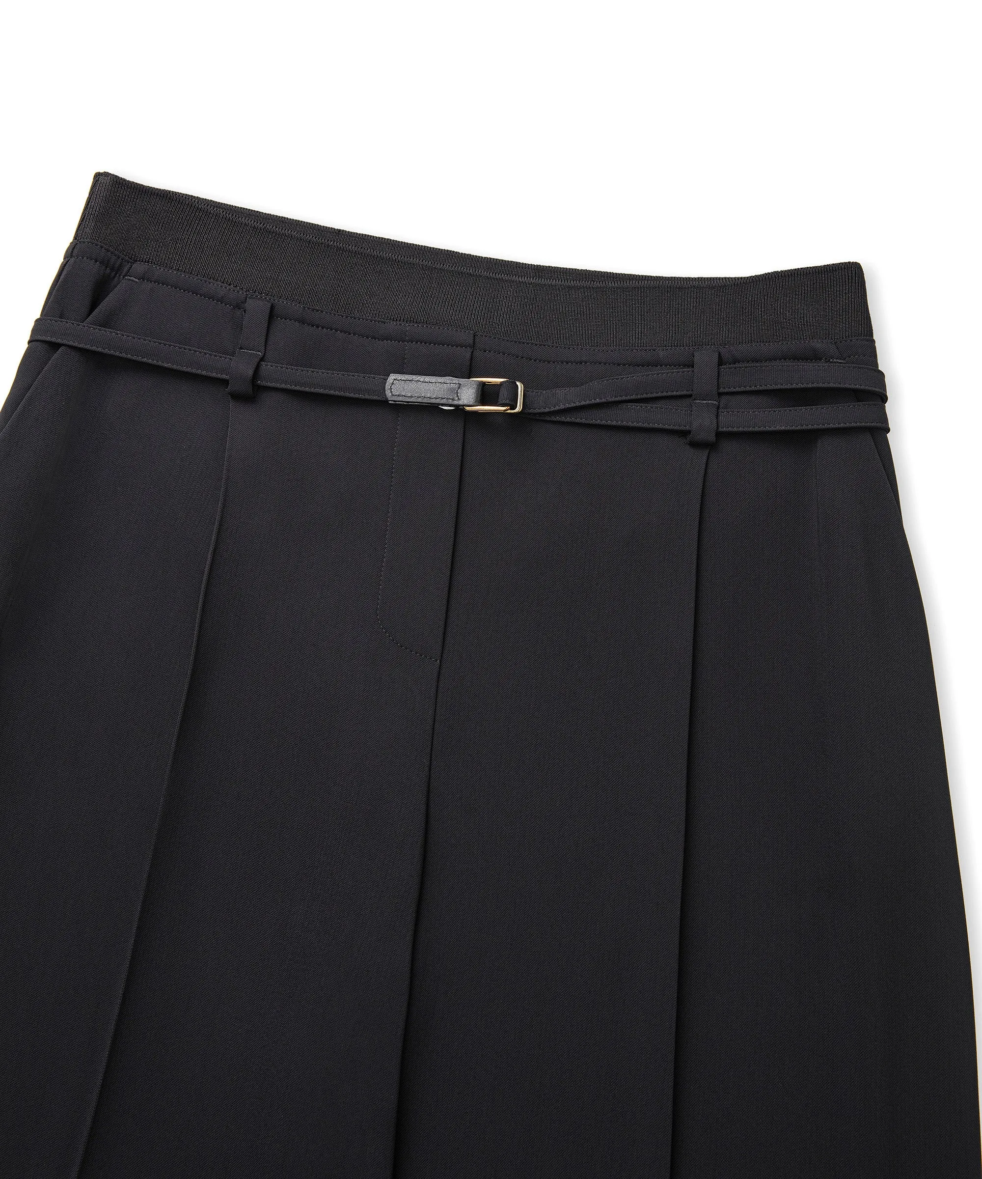 Ipekyol Knitwear Mix Wide Leg Fit Trousers Black