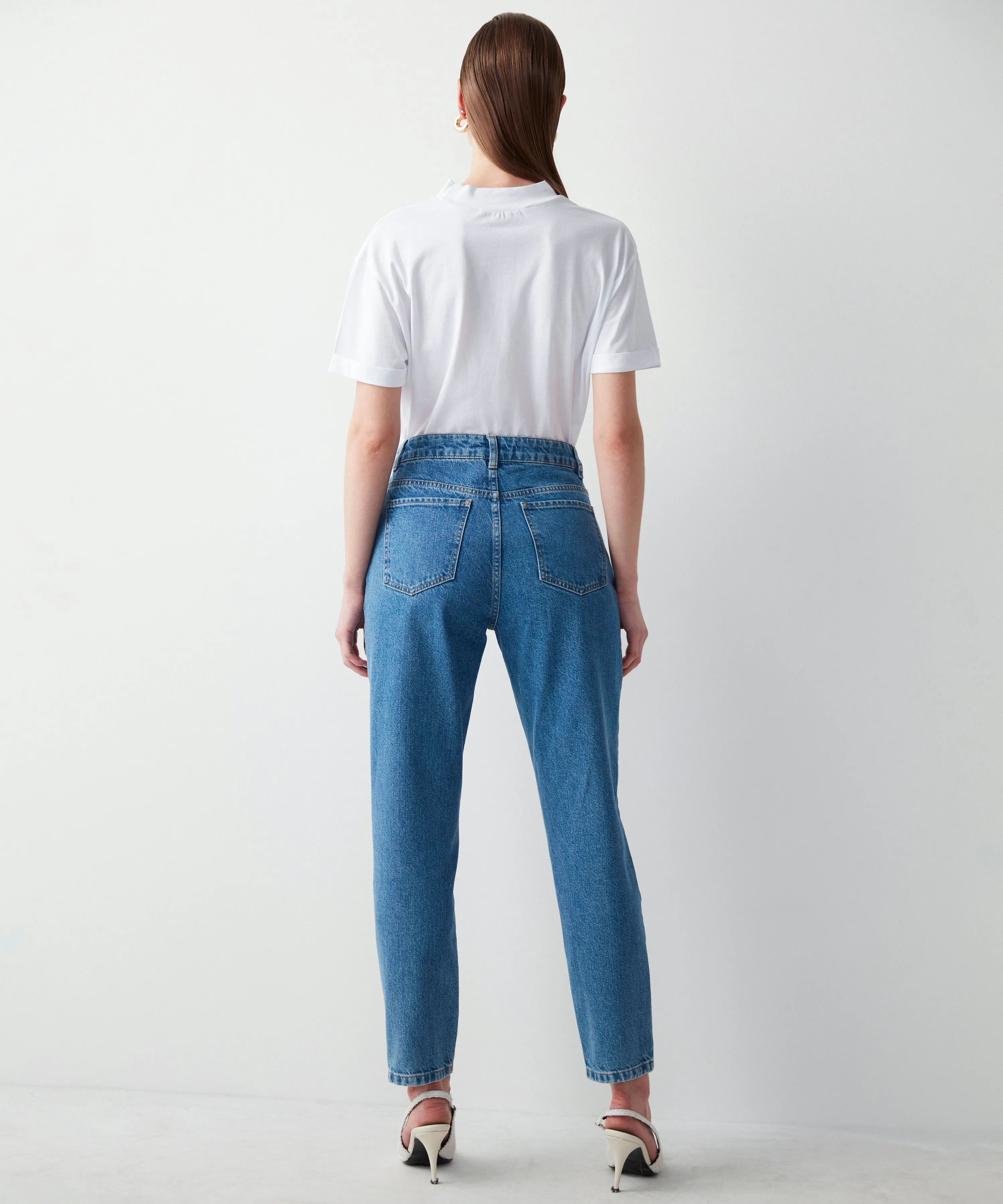 Ipekyol Mom Fit Cropped Jeans Indigo