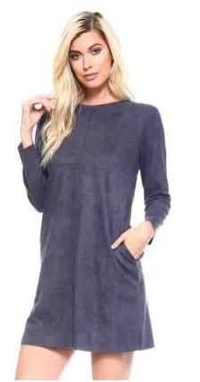 JOH Aurora Long Sleeve Tunic/Dress Charcoal