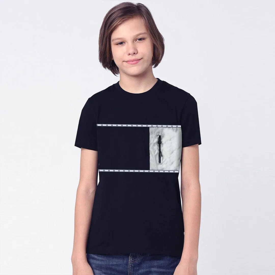 Jupiter Kids Parachute Pocket Tee Shirt 7-14 Years