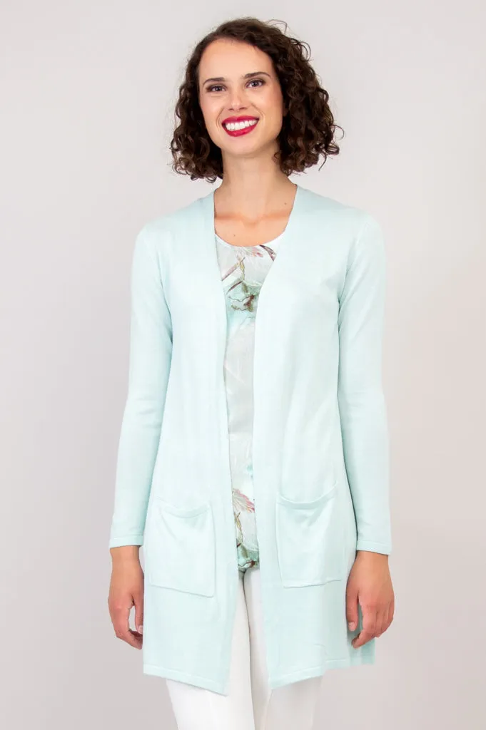 Justine Sweater, Fresh Mint, Bamboo Cotton