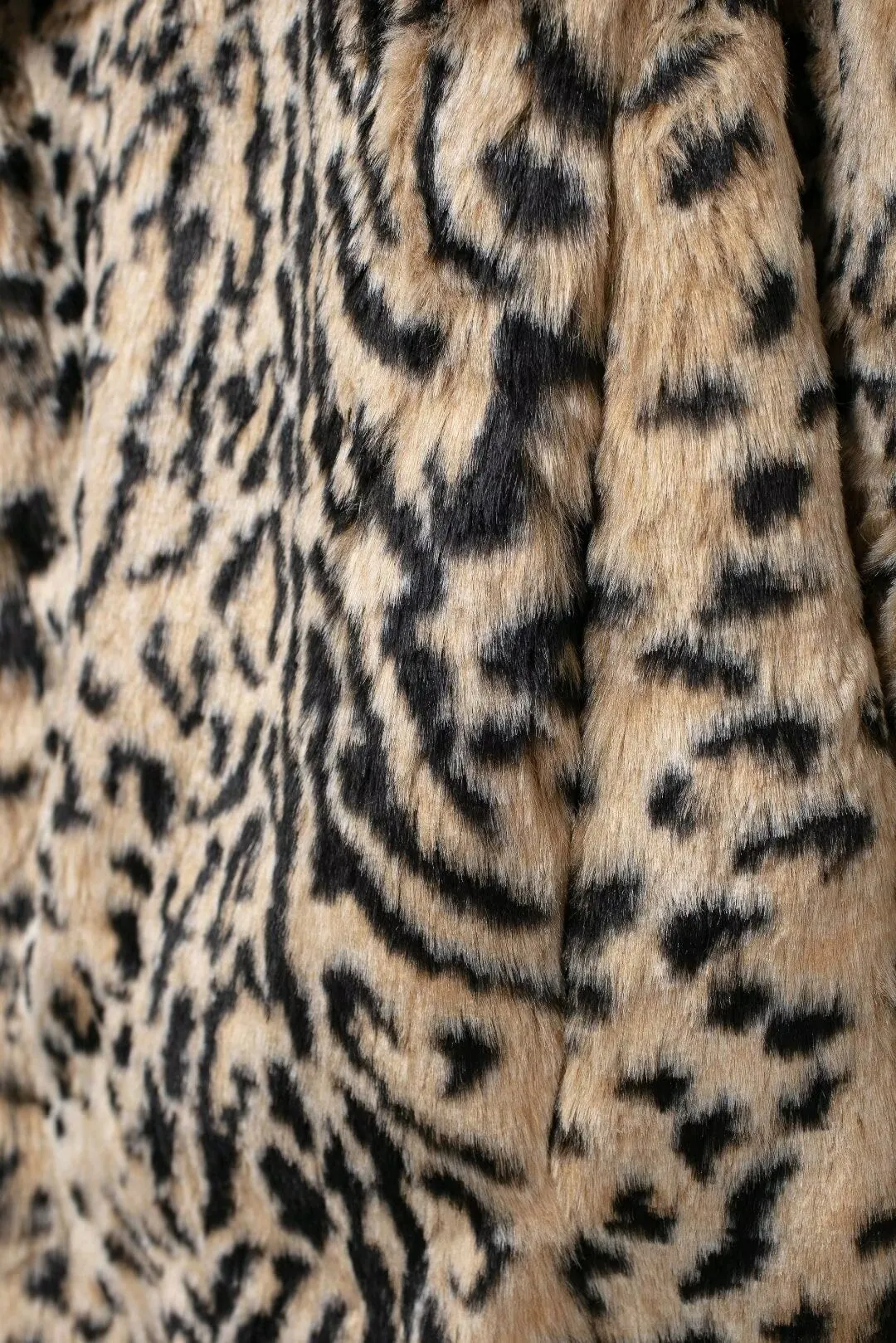 Kate Leopard Print Faux Fur Coat