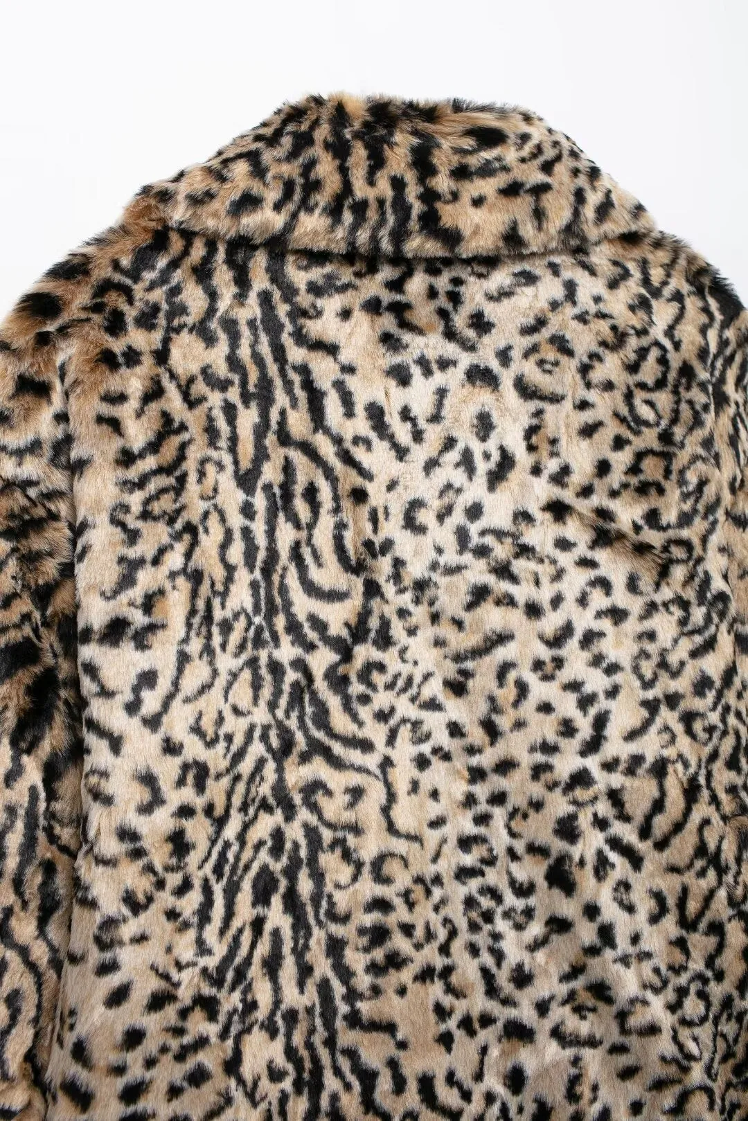 Kate Leopard Print Faux Fur Coat