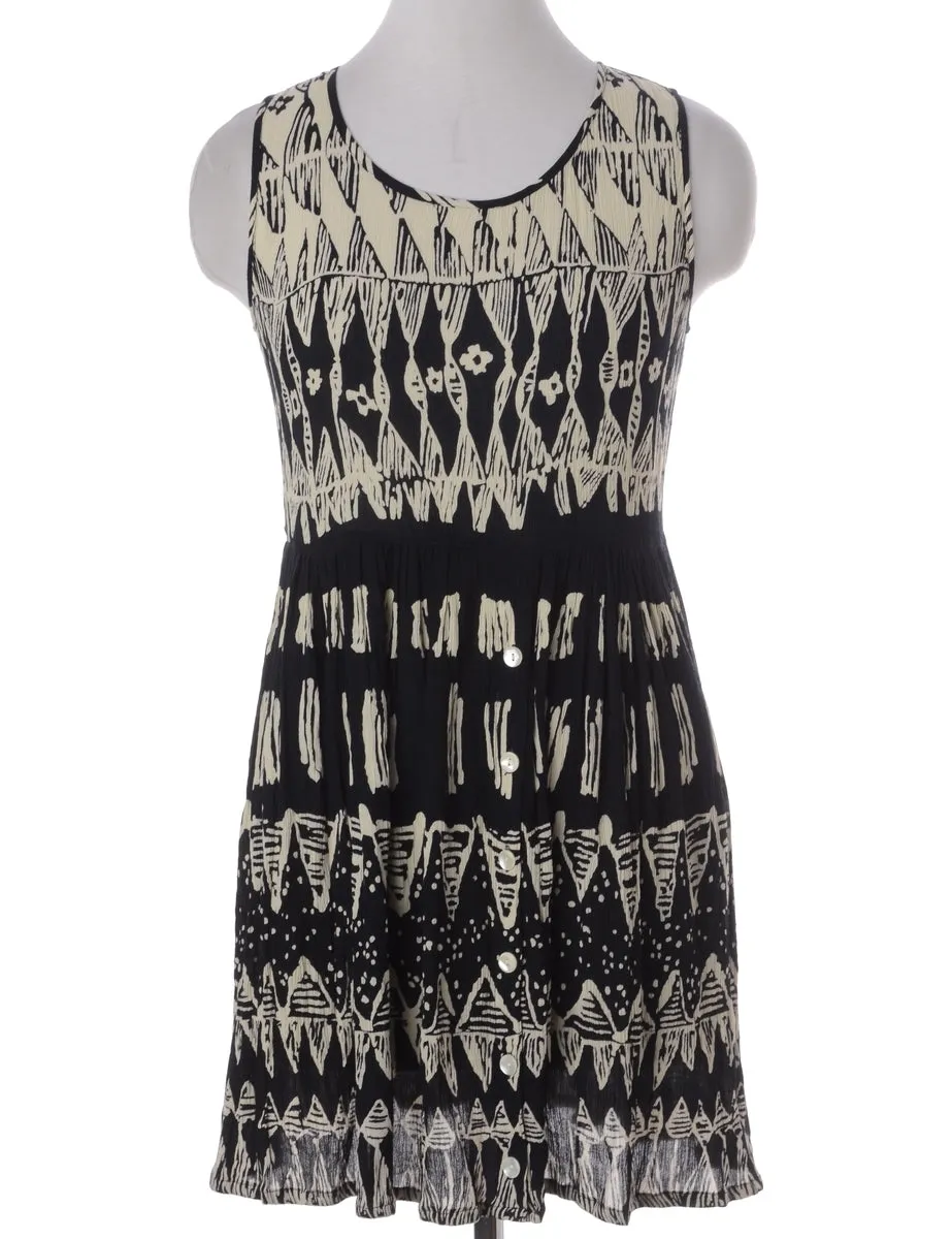 Label Abstract Short Dress