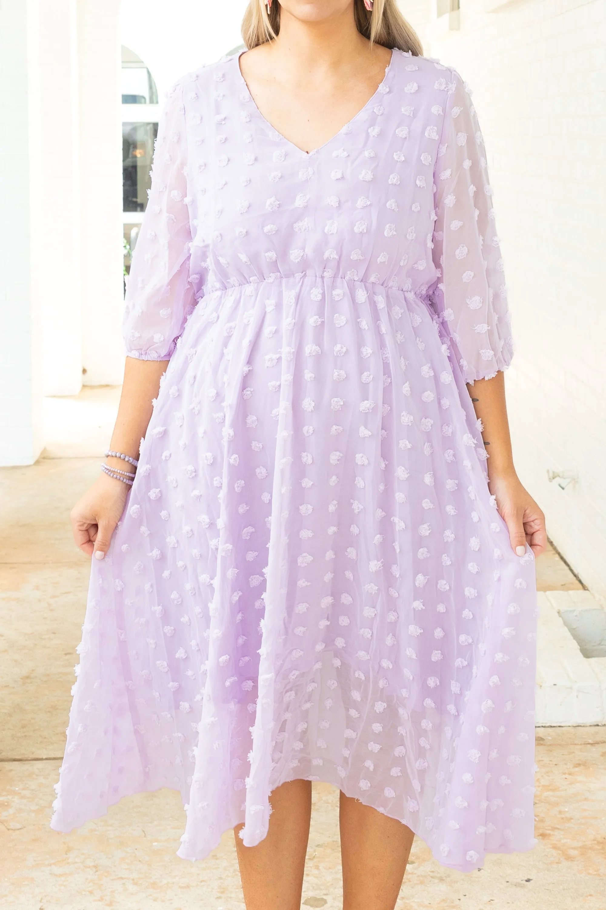 Looking Chic Dress, Lavender