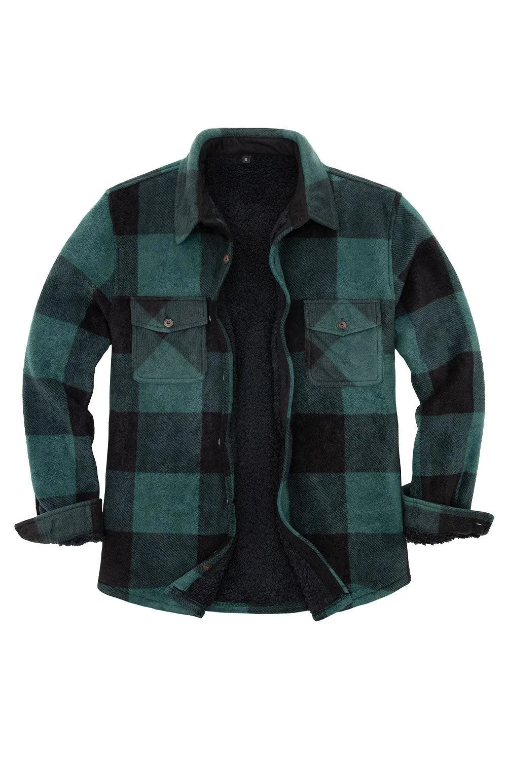 Men's Matching Family Buffalo Green Plaid Jacket