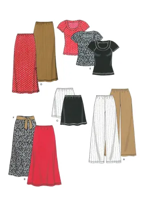 New Look 6762 Misses Separates Pattern | Easy