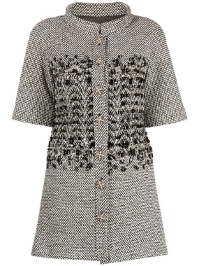 Short-sleeve Tweed Jacket