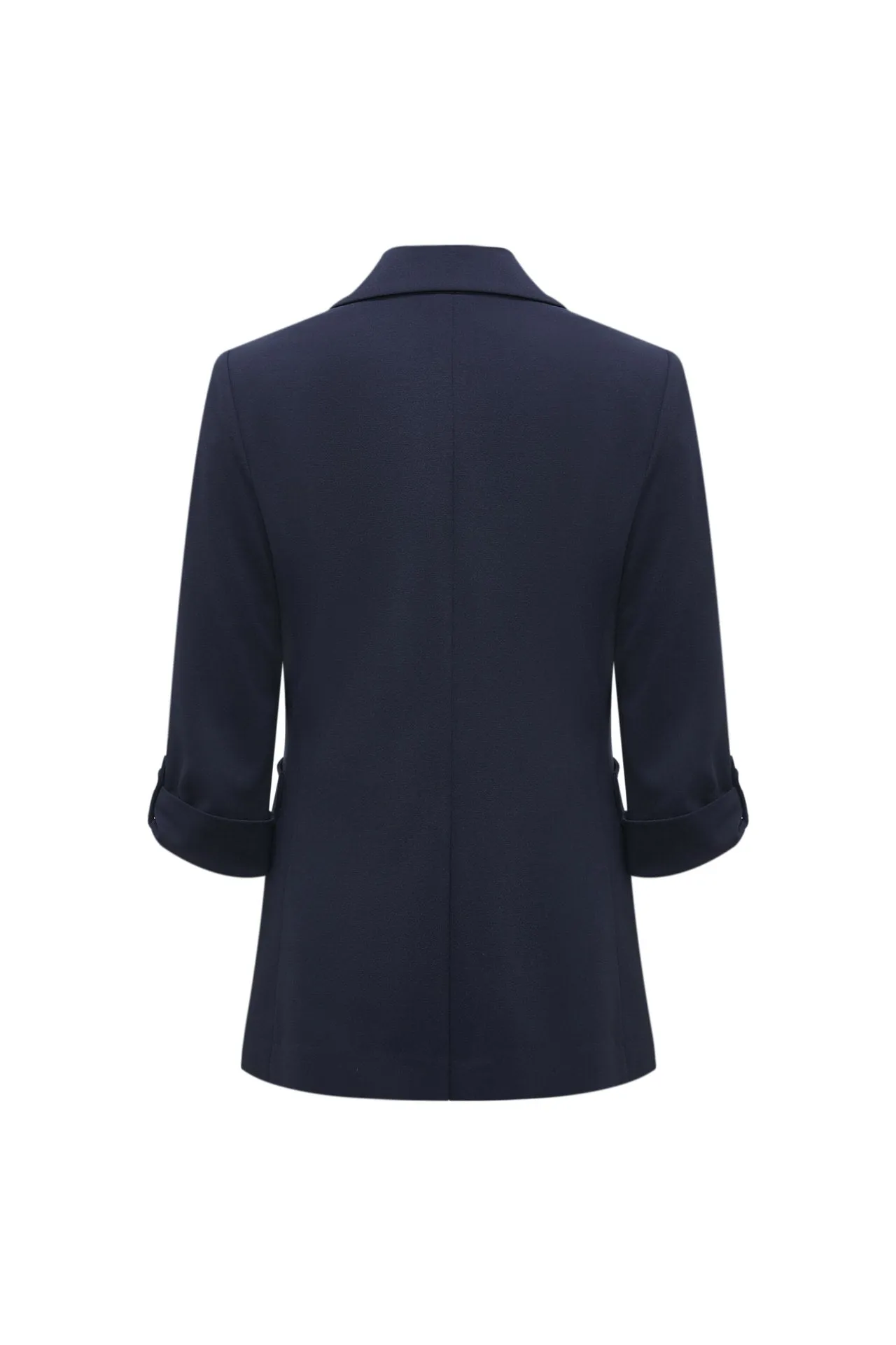 Slim Fit Rolled Sleeves Blazer