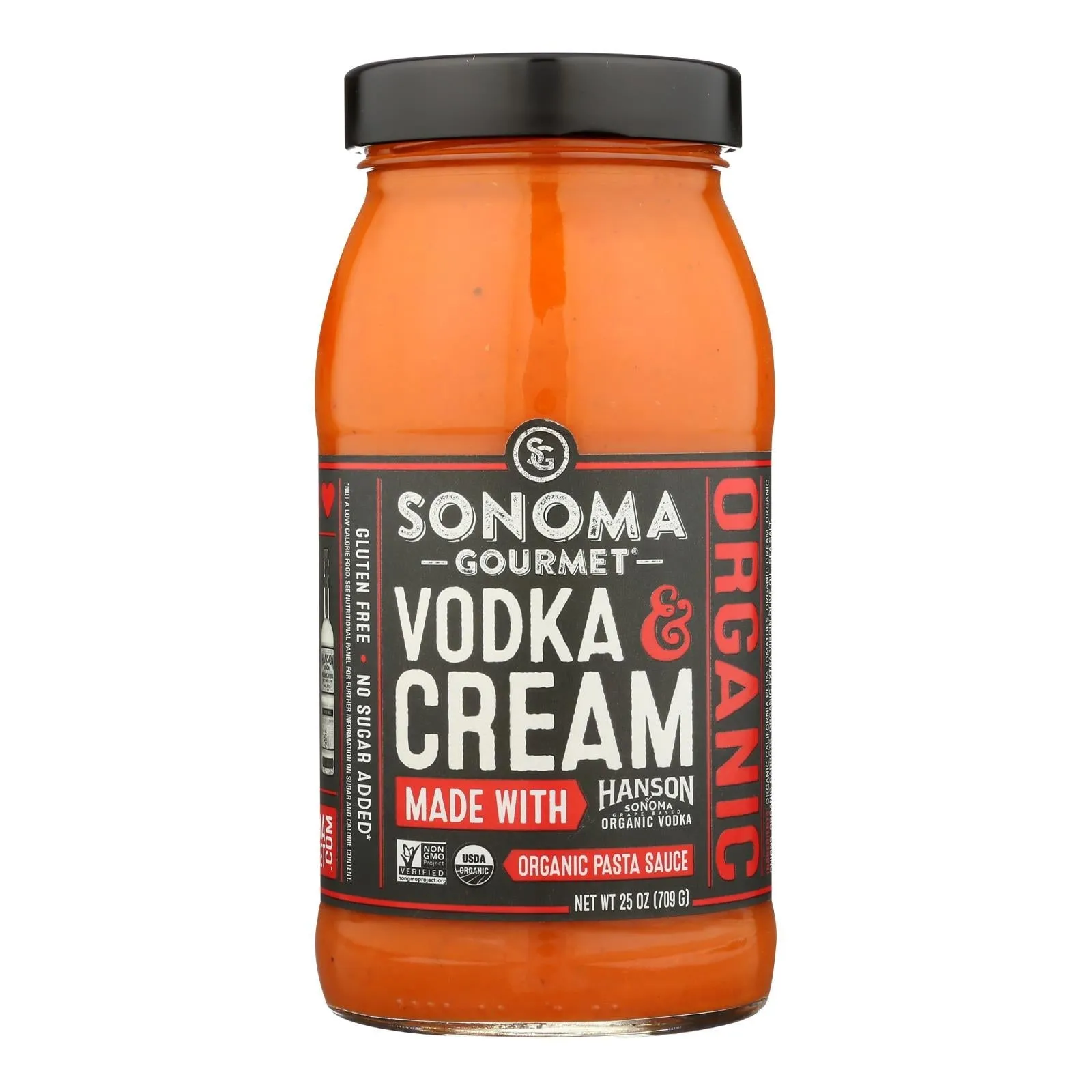 Sonoma Gourmet Vodka Cream Pasta Sauce (Pack of 6 - 25 Oz)