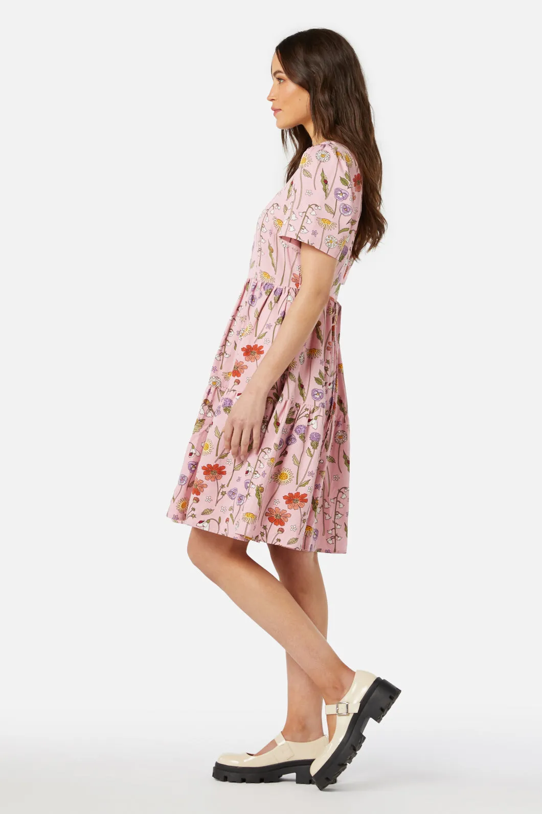 Spring Garden Mini Dress