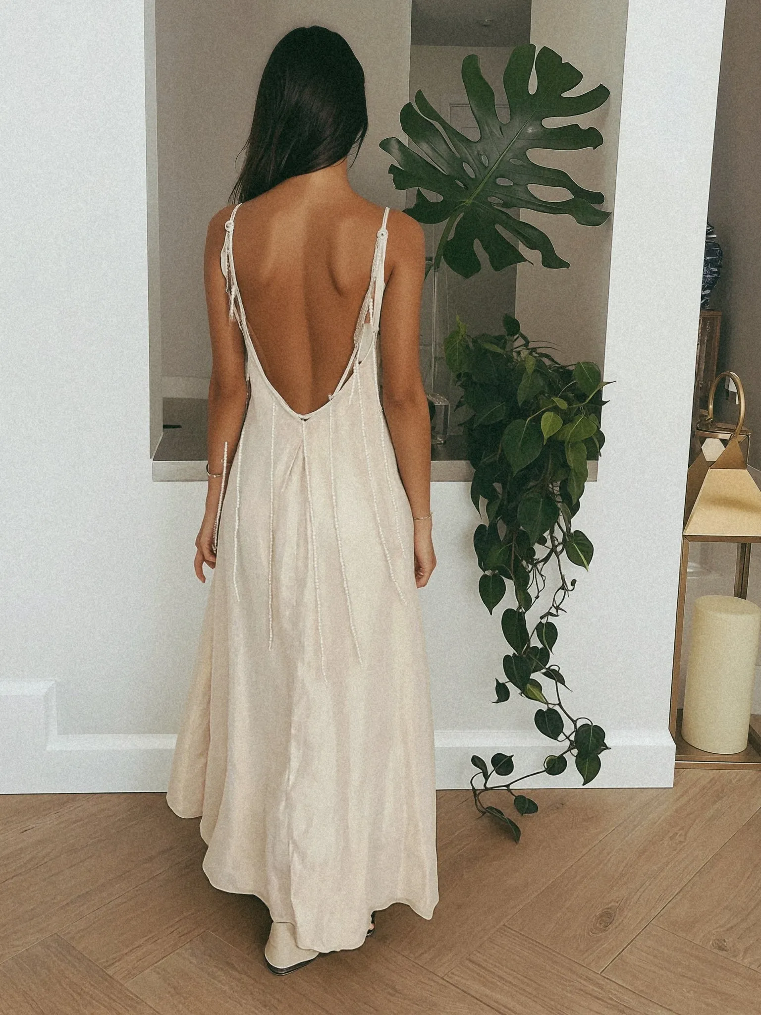 The Ritz Maxi Dress In Gold