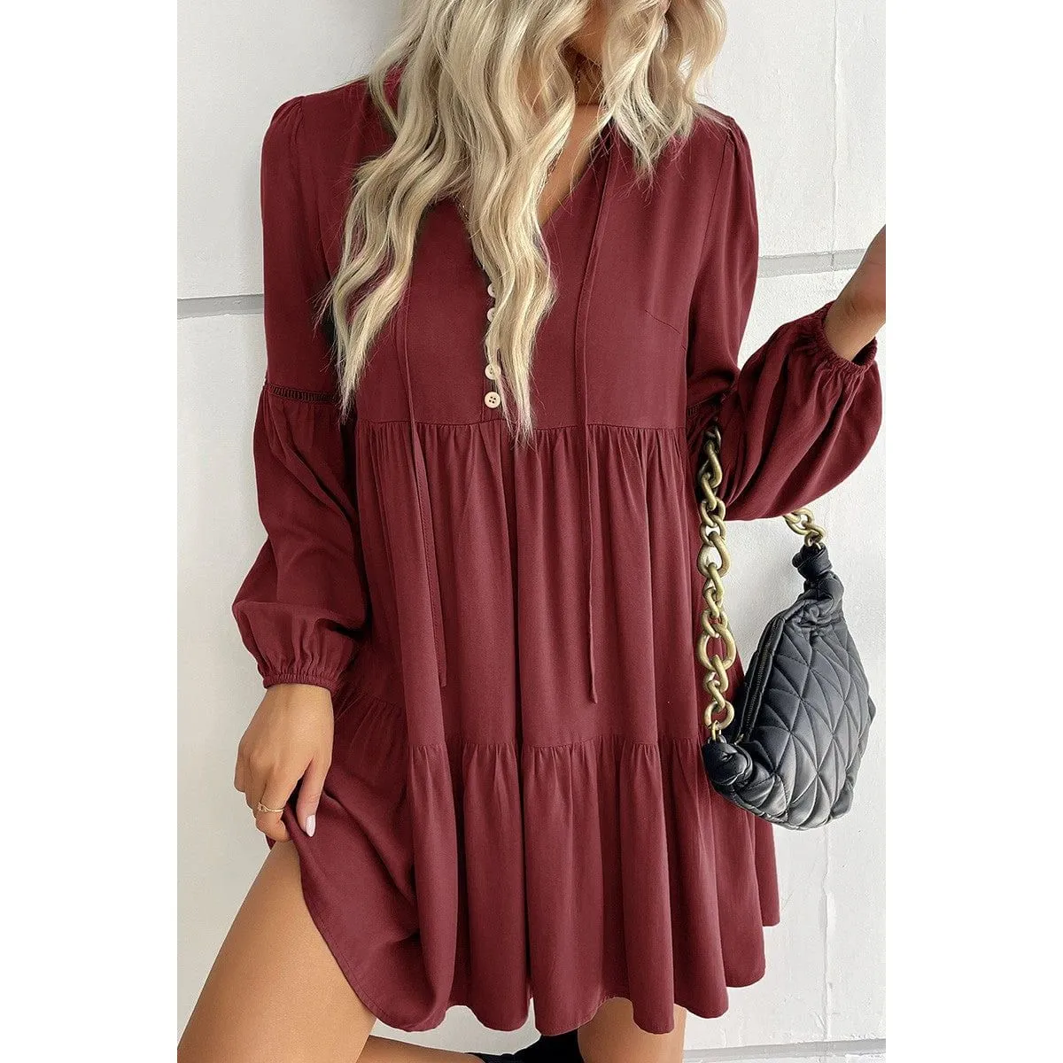 Tiered Mini Dress