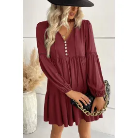 Tiered Mini Dress