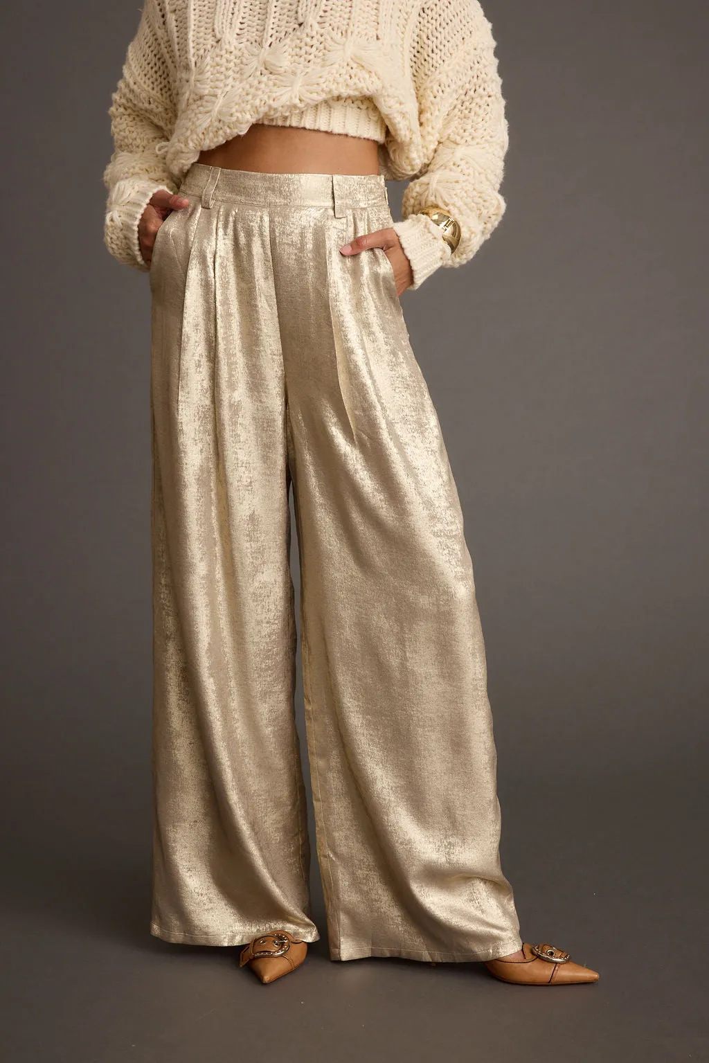 Waldorf Gold Shimmer Trousers