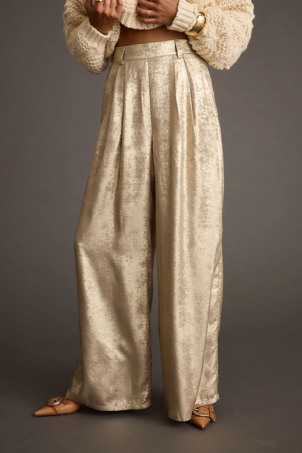 Waldorf Gold Shimmer Trousers