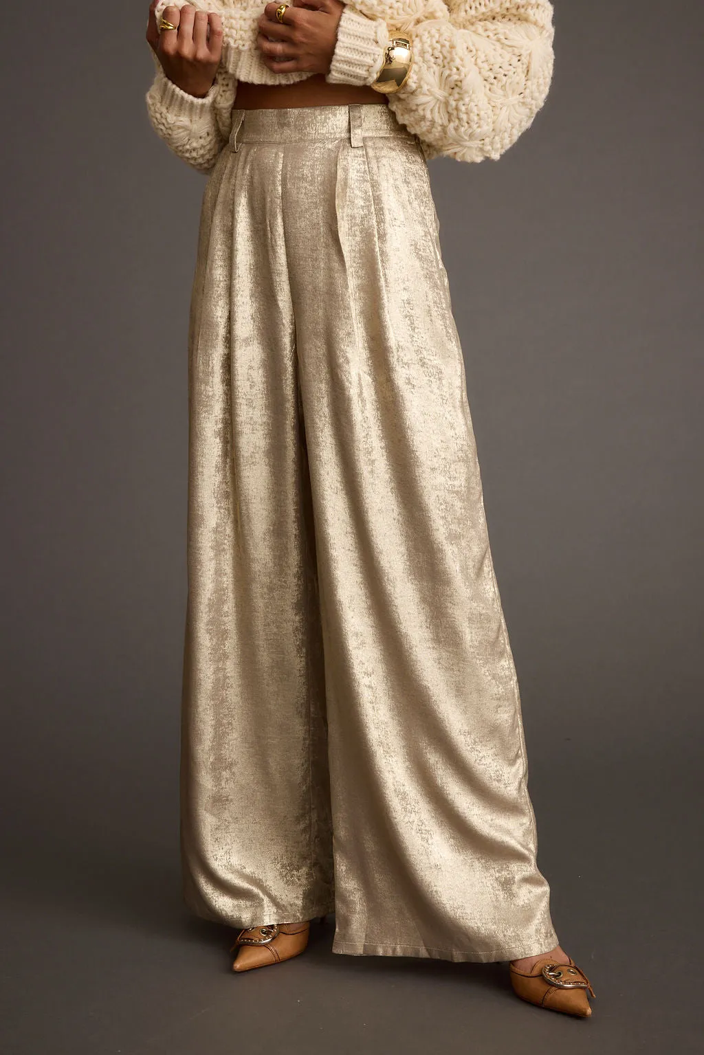 Waldorf Gold Shimmer Trousers