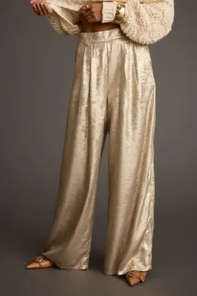 Waldorf Gold Shimmer Trousers